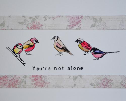"You're not alone" e-card by Claire